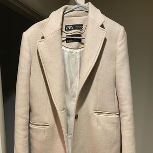 Zara Long Beige Women’s Coat